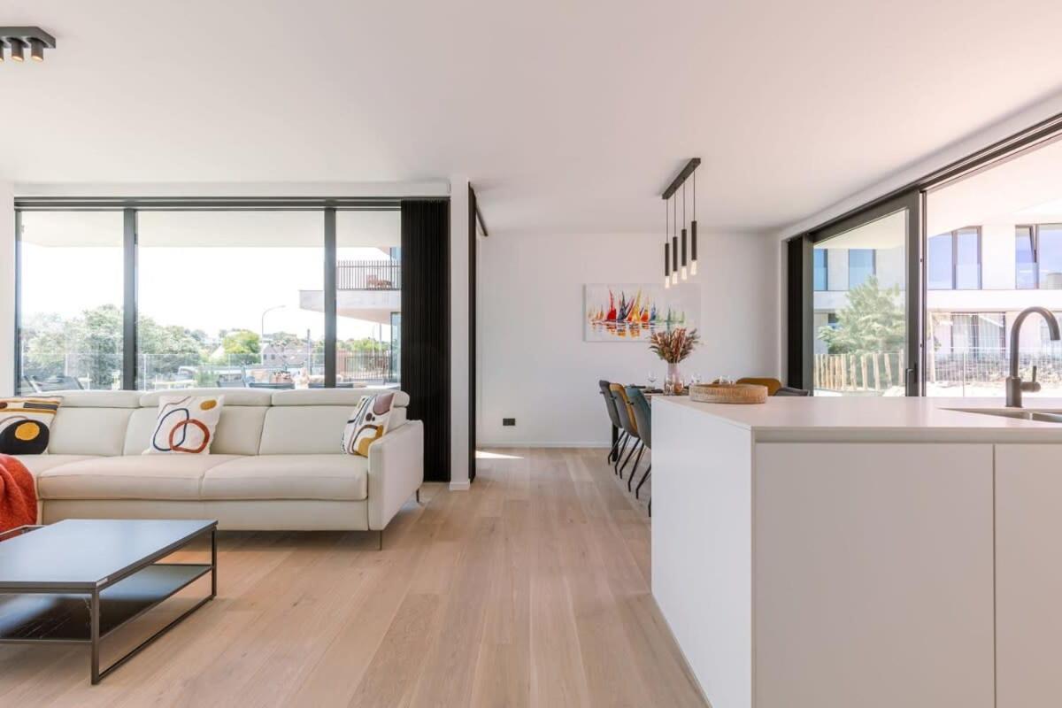 New, Luxurious And Modern Apartment With Private Parking Koksijde Dış mekan fotoğraf